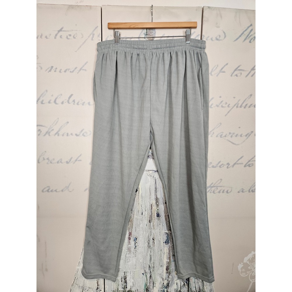 Daresay Mens 2XL Gray Athletic Mesh Sweatpants Elastic Waist Drawstring‎ Joggers
